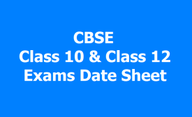 CBSE 2020 Board Exams Date Sheet Out