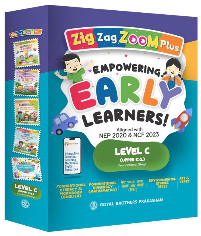 Raajkart.com - Goyal Brothers Zig Zag Zoom Level C Senior KG Book