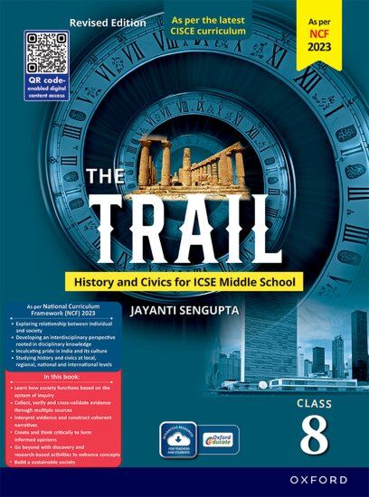 Info Trail 地理・歴史・科学 6巻セット+CD The Trail History & Civics ICSE Middle School For Class 6 | By
