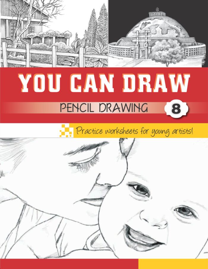 Class 8 Drawing Olympiad Book and Sketch Pen Aqua 12