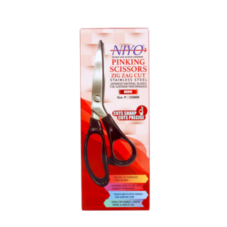 Niyo | Pinking Scissors | Zig Zag Cut | Stainless Steel | Japanese Material Blades for Superior Performance | Art No. NS910 |