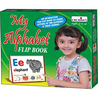Creative Educational Aids Pre-School - My Alphabet Flip Book (0557)