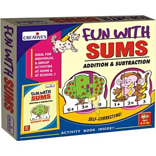 Creative Educational Aids | Fun with Sums Addition & Subtraction | Age: 5+ | Art No. 0694 |