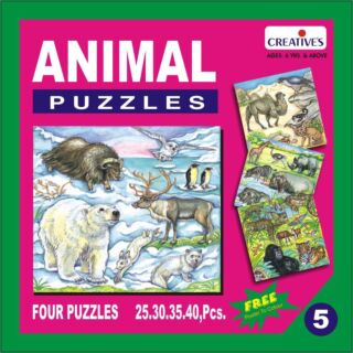 Creative Educational Aids | Animal Puzzles Part – 5 | Age: 6+ | Art No. 0705 |