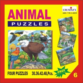 Creative Educational Aids | Animal Puzzles Part – 6 | Age: 7+ | Art No. 0706 |
