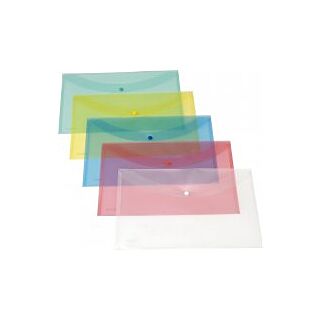 Securex Transparent Button Folder