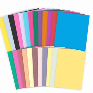 variety A/4 TINTED Color Paper UNRULED 20 X 30 CM 80 gsm Origami  Paper - Origami Paper