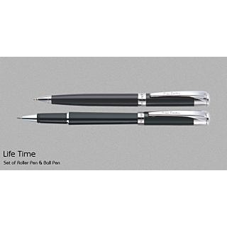 Pierre Cardin | Life Time Pen Set ( Roller Pen & Ball Pen ) | Ink Blue |