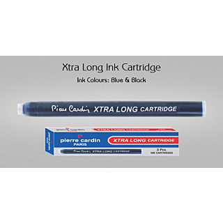 Pierre Cardin | Xtra Long | Ink Cartridge | Pack of 3 Pcs |