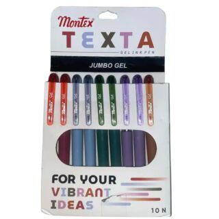 Montex | Jumbo Gel Pen | Texta | Pack of 10pcs |