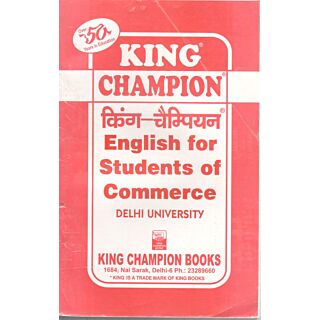King Champion Guide English for Students of Commerce B.Com 2nd Year