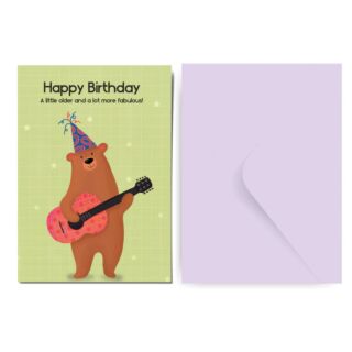 Factor Notes | Greeting Card | Little older bear|