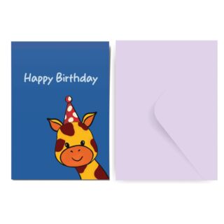Factor Notes | Greeting Card | Giraffe bday |