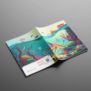 Neelgagan | Notebook | Four Lined | My Buddy | Size: 18cm X 24cm | Softcover | 124 Pages |