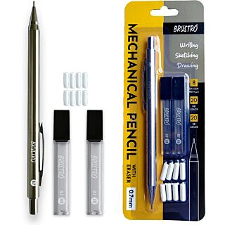 Brustro | Mechanical Pencil with Eraser | 0.7mm |