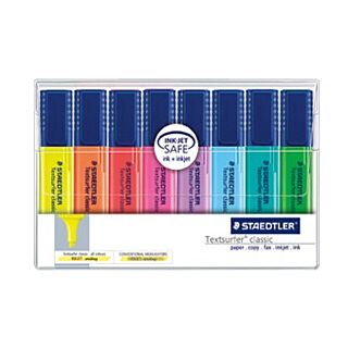 Staedtler | Highlighter | Textsurfer Classic Pens | Pack of 8 Colours | Art No.364 WP8 |