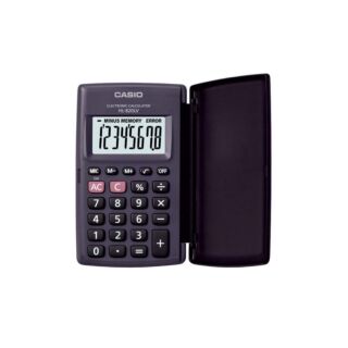 Casio | Portable Calculator | with Flip Cover | HL820LV-BK |