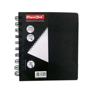 PaperClub | Wiro Premium Notebook-Plain | Single Subject-160 Pages-70gsm | Size: A6 | Art No. 53035 |