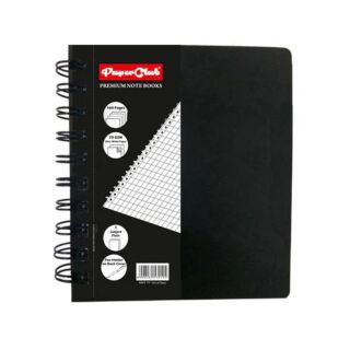 PaperClub | Wiro Premium Notebook-Check | Single Subject-160 Pages-70gsm | Size: A6 | Art No. 53010 |