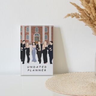 Evnoi | Friends Walk Undated Planner | 300+ Pages | Size: A5 |