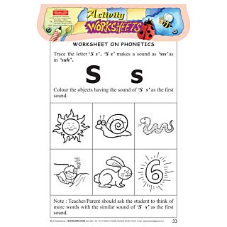 Scholars Hub Activity Worksheets on Phonetics S