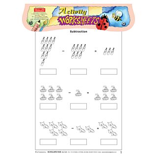 Scholars Hub Activity Worksheets Subtraction
