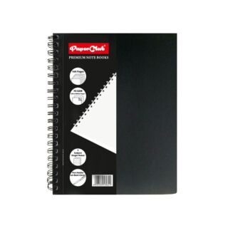 PaperClub | Wiro Premium Notebook-Plain | Single Subject-160 Pages-70gsm | Size: A4 (28cm X 21.6cm) | Art No. 53065 |