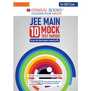 Oswaal | JEE (Main) 10 New Pattern Mock Test Papers Book |