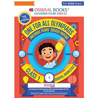 Oswaal | One For All Olympiads | General Knowledge | Class 1 |