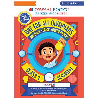 Oswaal | One For All Olympiads | Reasoning | Class 1 |