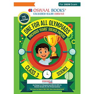 Oswaal | One for All Olympiads | Previous Year's Solved Papers | Science | Class 3 |