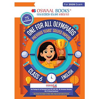 Oswaal | One for All Olympiads | Previous Years' Solved Papers | English | Class 6 |