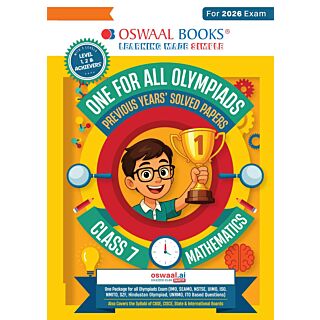 Oswaal | One for All Olympiads | Previous Years' Solved Papers | Mathematics | Class 7 |
