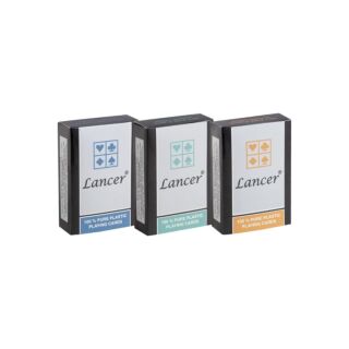 Lancer | Plastic Playing Cards | Washable & Durable |