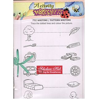 Scholars Hub Activity Worksheets Pre Writing/Pattern Writing