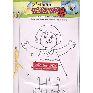 Scholars Hub Activity Worksheets Dot to Dot Number