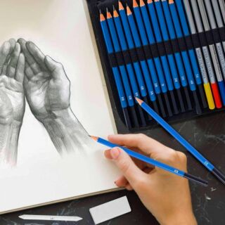 Art Pavilion | Sketch Drawing | Professional Drawing Pencils and Sketch Kit for Artist | Set of 72pcs |