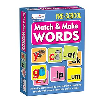 Creative's | Puzzles | Pre-School | Match & Make Words | Art No. 0449 |