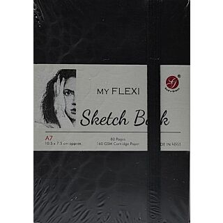 Gods Grace | My Flexi Sketchbook | Soft Bound with Elastic Enclosure | Size: A7 | 80 Pages-160gsm | Art No. FSB 13536 |