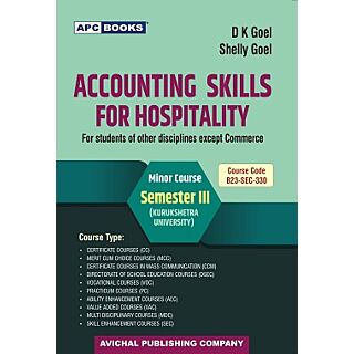APC | Accounting Skills For Hospitality | Semester III Minor Course | Kurukshetra University |