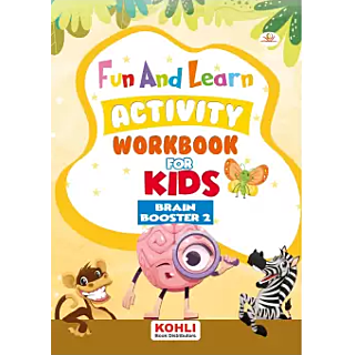 Fun And Learn Activity WORKBOOK For Kids Brain Booster 2