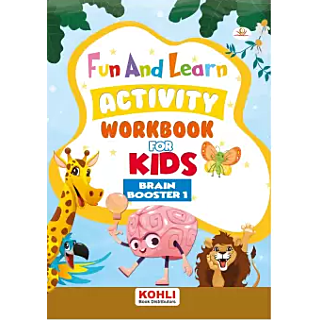 Fun And Learn Activity WORKBOOK For Kids Brain Booster 1