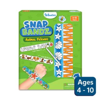 Skillmatics | DIY Snap Bandz | Animal Friends | Create your own 8 Bandz | Age: 4-10 |