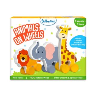 Skillmatics | Animals on Wheels | Age 9M -3 Years |