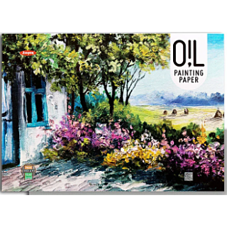 Anupam | Oil Painting Pad | Size : A4 | 250 GSM | 12 Sheets |