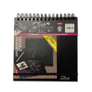 Anupam | Slate Sketch Book | Black Pages | Size : SQ | 80 Pages | 180 Gsm | Art No. 328249 |