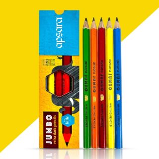 Apsara | Jumbo Extra Dark Pencils | Pack of 5pcs | Art No.101017001 |