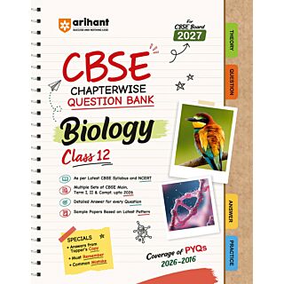 Arihant | CBSE Chapterwise Question Bank | Biology | Class 12 |