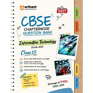 Arihant | CBSE Chapterwise Question Bank | Information Technology | Class 10 | Code- 402 |