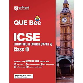 Arihant | QUE Bee | ISC Literature in English (Paper-2) | Class 10 |